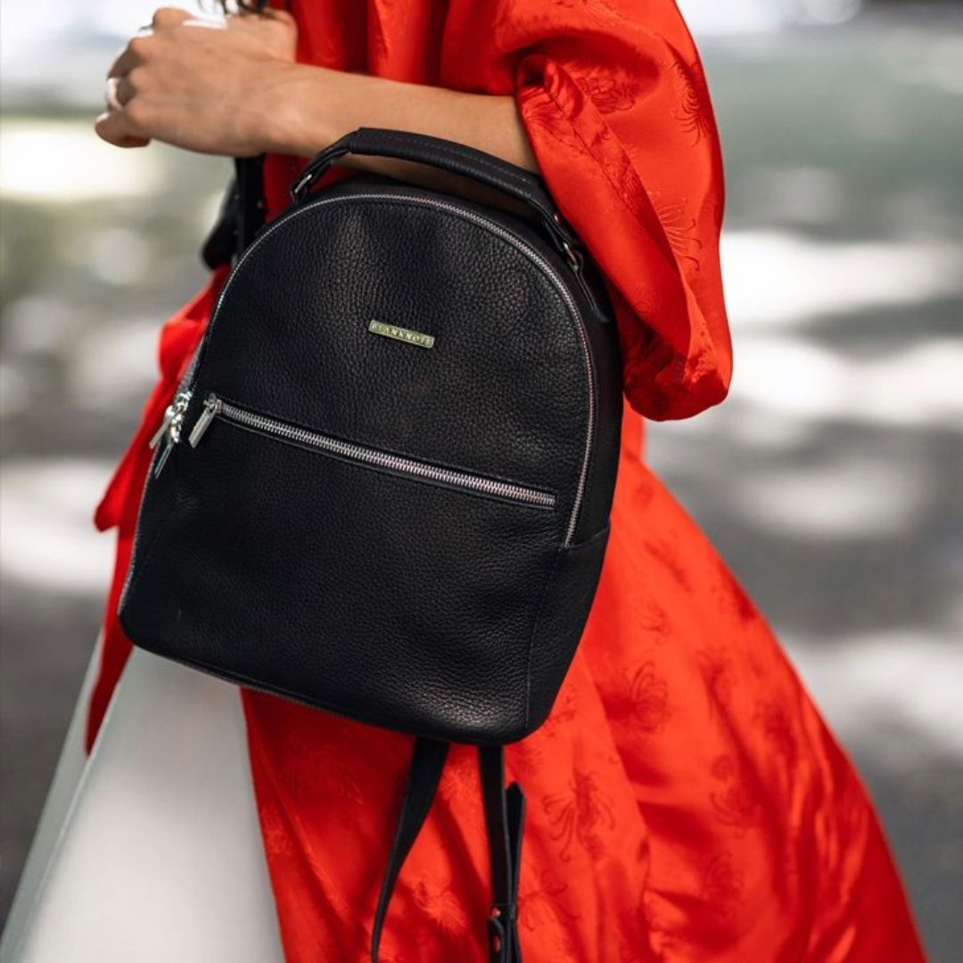 Рюкзак шкіряний BN-BAG-22 Чорний