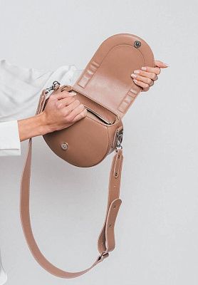 Сумка шкіряна TW-Mandy-caramel Карамель