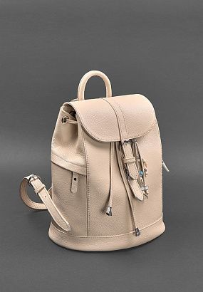 Рюкзак шкіряний BN-BAG-13 Світло-бежевий