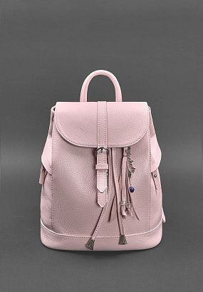Рюкзак шкіряний BN-BAG-13 Рожевий