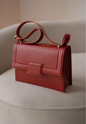Сумка шкіряна TW-Kelly-red Червона