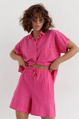 Літній костюм 1046, рожевий