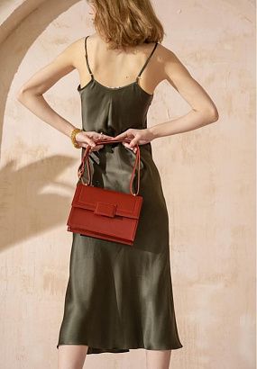Сумка шкіряна TW-Kelly-red Червона