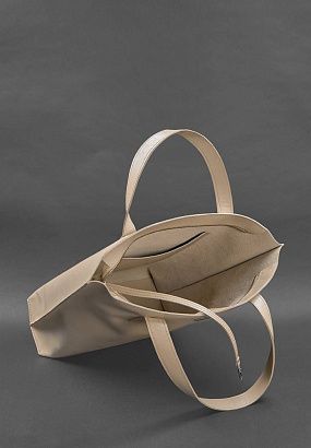 Сумка шкіряна BN-BAG-17 Бежева