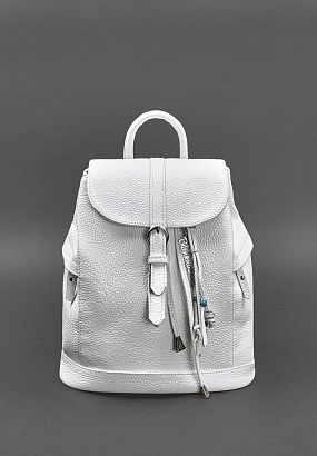 Рюкзак шкіряний BN-BAG-13 Білий