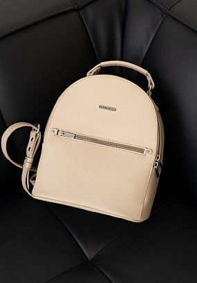 Рюкзак шкіряний BN-BAG-22 Світло-бежевий