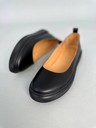 Балетки шкіряні 9903, чорні