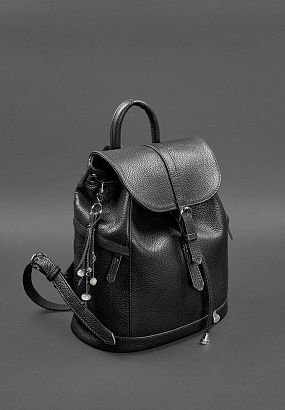 Рюкзак шкіряний BN-BAG-13 Чорний