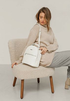 Рюкзак шкіряний BN-BAG-22 Білий