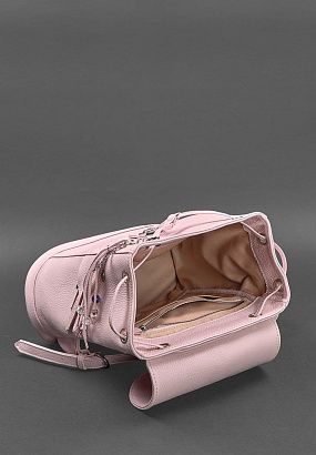 Рюкзак шкіряний BN-BAG-13 Рожевий