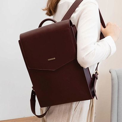 Рюкзак шкіряна BN-BAG-40 Бордова