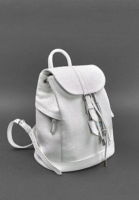 Рюкзак шкіряний BN-BAG-13 Білий