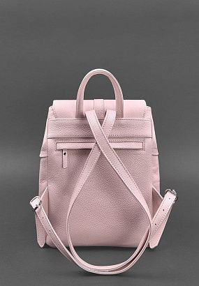 Рюкзак шкіряний BN-BAG-13 Рожевий