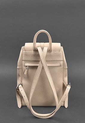 Рюкзак шкіряний BN-BAG-13 Світло-бежевий