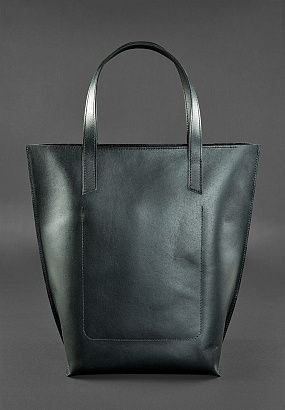 Сумка шкіряна BN-BAG-17 Чорна