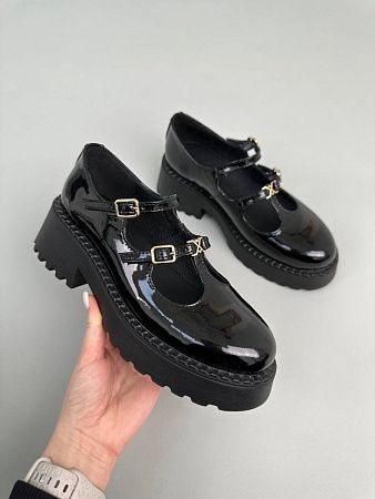 Туфлі шкіряні 5606, чорні