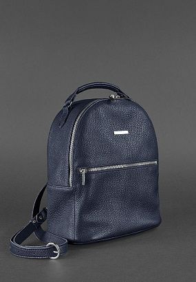 Рюкзак шкіряний BN-BAG-22 Синій