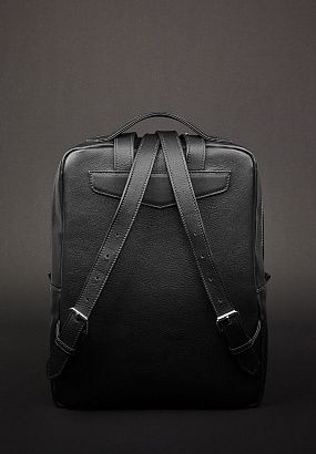 Рюкзак шкіряний BN-BAG-19 Чорний