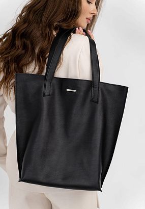 Сумка шкіряна BN-BAG-17 Чорна
