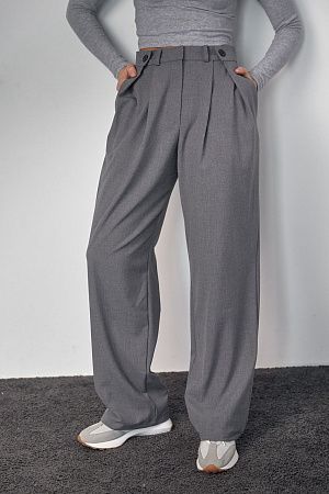 Класичні брюки 202349, темно-сірі