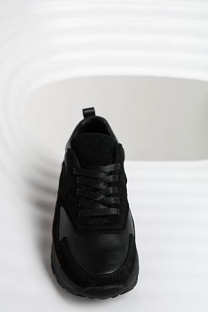 Кросівки шкіряні 10276-01, чорні